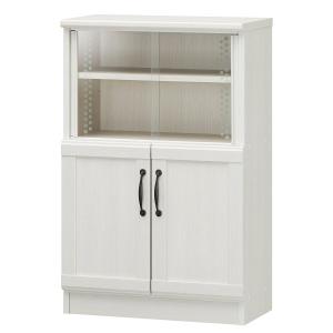 ミニ食器棚 おしゃれ 幅56高さ87 ミニカップボード ホワイト 白 Juntaparroquialaltotambo Gob