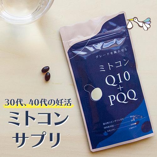 ミトコンドリア サプリ ミトコン Q10＋PQQ(60カプセル)還元型コエンザイム サプリ ピロロキ...