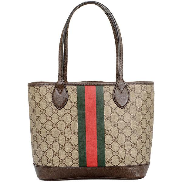 グッチ オフィディア スモールトートバッグ 726762 ベージュ/エボニー A♪送料無料・返品可♪