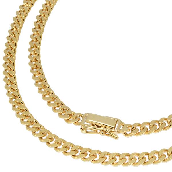 K18YG 2面シングル 喜平ネックレス 50.5cm 30.0g A♪ キヘイ 18金 イエローゴ...