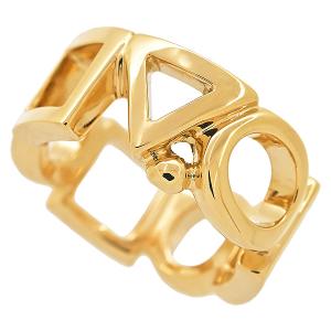 シャネル ヴィンテージ ジオメトリック リング K18YG 10号 新品仕上げ済み♪送料無料・返品可♪