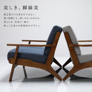 一人掛けソファ 北欧風 肘付き 1人掛け デザ...の詳細画像5