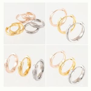 フープ スナップ ピアス イヤリング レディー...の詳細画像3