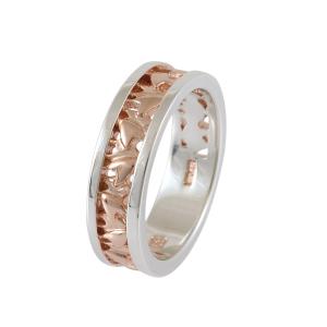 ピンキー リング K10 10金 SILVER 925 シルバー SV925 コンビ クロス