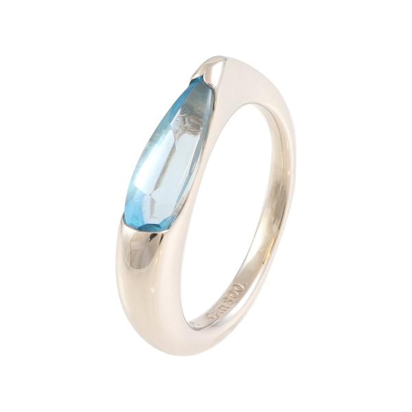 リング 指輪 レディース メンズ シルバー SILVER 800 一粒 大粒 天然石 ブルートパーズ...