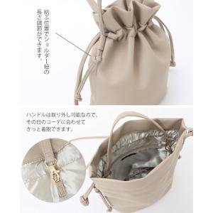 巾着ショルダーバッグ ショルダー バッグ ハン...の詳細画像5