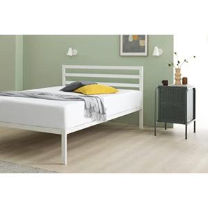 メタル ベッドフレーム ホワイト 木製 Mia