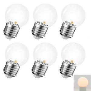 BESLAM LED電球 LEDボール球 調光器対応 e26口金 40W形相当 4W 電球色 3000K 450ルーメン 全方向タイプ ボール球形 エジ