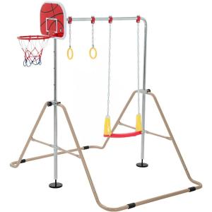 Freeberty 鉄棒 室内 屋外 折りたたみ 高さ調節可能 鉄棒ブランコ バスケットボール 子供用 キッズ こども 鉄棒練