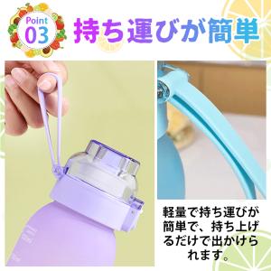 味が変わる 水筒 フレーバーカプセル付き 10...の詳細画像5