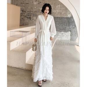 ウェディングドレス 白 黒 カラードレス パーティードレス