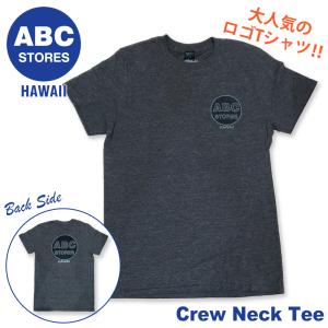ABCストア Tシャツ【Crew Neck Tee - ABC Classic Logo クルーネックTシャツ 04 Blue Gray ブルーグレー】ABC Stores ハワイ限定 ハワイのお土産 ハワイ直輸入｜happyhawaii