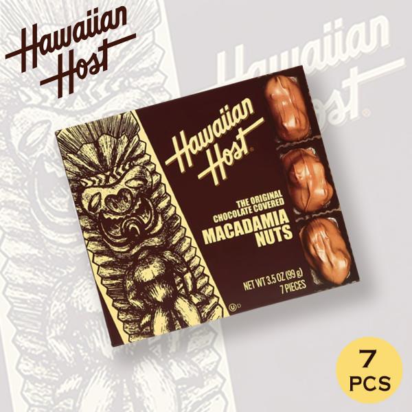 マカデミアナッツチョコレート Hawaiian Host ハワイアンホースト【TIKI 3.5oz ...
