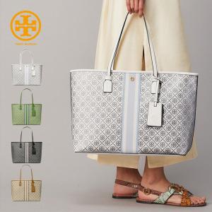 トリーバーチ TORY BURCH レディース トートバッグ ショルダーバッグ T MONOGRAM COATED CANVAS TOTE BAG 母の日 プレゼント