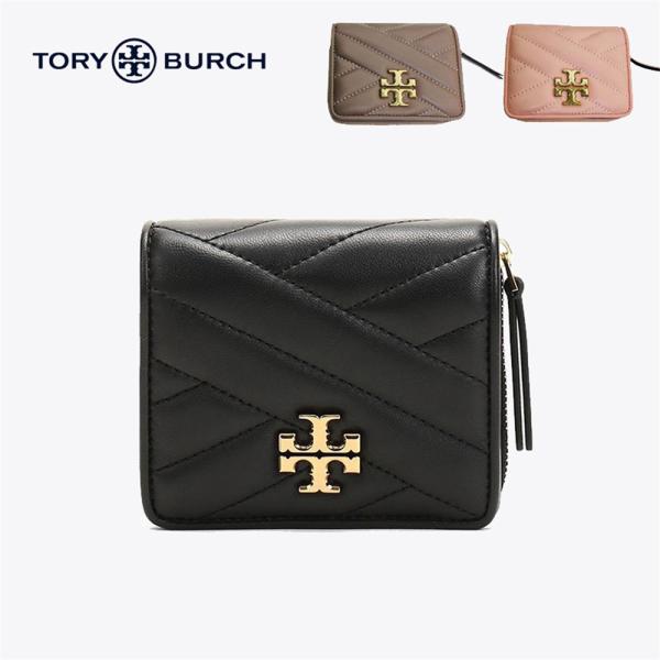 TORY BURCH トリーバーチ 二つ折り財布 コンパクト財布 KIRA CHEVRON BI-F...