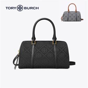 TORY BURCH トリーバーチ Tモノグラム ミニバレルバッグ ブラック ネイビー 母の日 クリスマス プレゼント ギフト