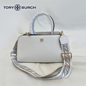 トリーバーチ TORY BURCH BRITTEN SMALL CENTER ZIP SATCHEL ジッパー ショルダーバッグ 斜め掛け ブラック グレー ベージュ ブラウン