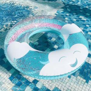 浮き輪 大人 子供用 虹タイプ うきわ かわい...の詳細画像3