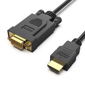 1.8Mケーブル 逆方向に非対応 HDMIからVGA コンピューターデスクトップラップトップPCモニタープロジ HDMIからVGABENFEI