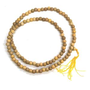ミャンマーのパワースポット シュエダゴン・パゴダで買付けた数珠/108個の煩悩を打ち消すといわれております。｜happyhour