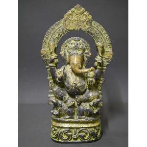 グリーアベンチュリン☆ネズミの乗ったガネーシャ神様