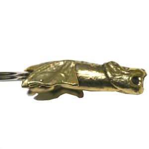 ヴィンテージ タイ 真鍮製 御守り 置物 男性器モチーフ 虎装飾 重厚感あり ヴィンテージ タイ 真鍮製 御守り 置物 男性器モチーフ 虎装飾 重厚感