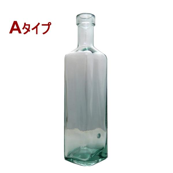 リサイクルガラスのボトル型吊り下げ式お香たて/Aタイプ