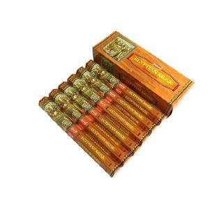 ネコポス選択で送料無料 エジプシャンムスク香/HEM EGYPTIAN MUSK/お香/インド香/6箱セット