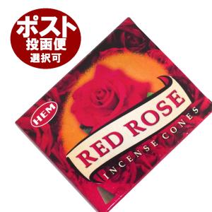 お香/レッドローズ香 コーン/HEM RED ROSE CORN/インド香