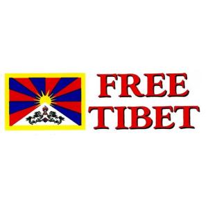 FREE TIBETフリーチベットステッカー通常サイズ : HAPPYHOUR - 通販