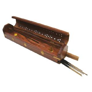 シーシャムウッド お香立て ボックス型 木製 ...の詳細画像1