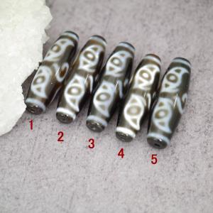 チベット彫刻梵字天珠 金銭鈎千手観音天珠金銭鈎如意輪観音天珠