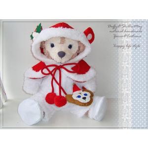 TDS ダッフィー 2005年 クリスマス ファーのマフラー サンタ帽 ビーズ