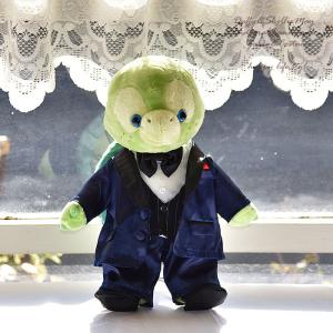 オルメルSサイズ用アロハシャツコスチュームセット黄【ぬいぐるみ別売