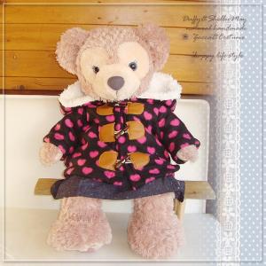 ダッフィーシェリーメイコスチューム・Mサイズduffy ふわふわドット柄