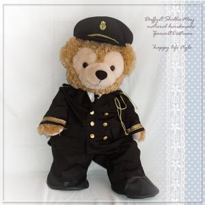 ダッフィー* mサイズ用 *消防士* fireman-ｍ 刺繍なしは即納】名入れ刺繍可能！ダッフィー*・Sサイズ43cm