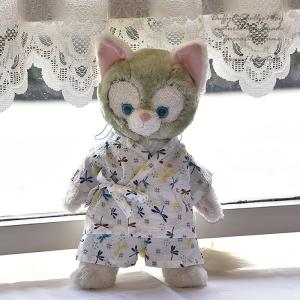 ジェラトーニSサイズ用アロハシャツ＆パンツ（白）☆gela-aloha-4