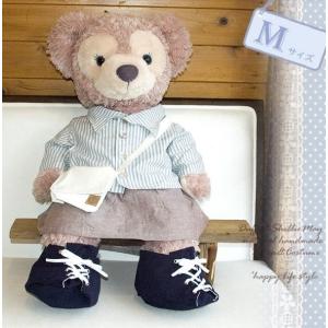 ダッフィー コスチューム ボーダージャケット×シャンブレーパンツ CH シャンブレーラップテーパードパンツ - 【シサム工房 公式