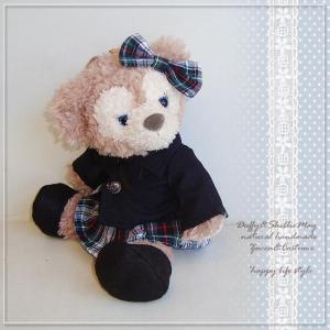 ダッフィーシェリーメイコスチューム・Mサイズduffy ふわふわドット柄