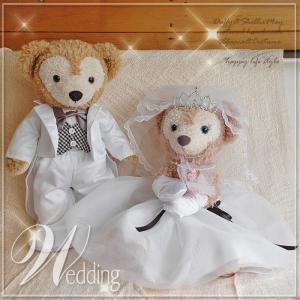 Disney（ディズニー） ダッフィーシェリーメイ ウェディング ペア S