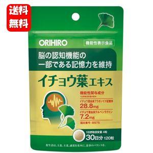 【送料無料】イチョウ葉エキス 120粒入【機能性表示食品】イチョウ葉由来の2つの成分が「記憶力の維持...