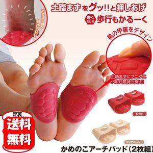【送料無料】かめのこアーチパッド 両足用 2枚組...の商品画像