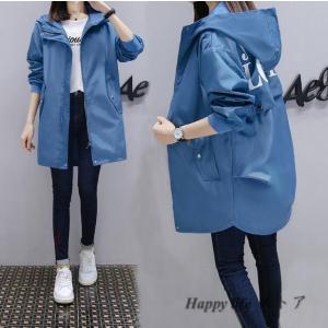 マウンテンパーカー 春秋 レディース ウィンドブレーカー アウトドア ジップアップ パーカー 薄手ジャケット スタジャン ブルゾン ジャンパー　大きいサイズ