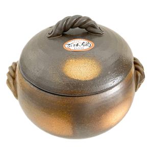 ふっくらごはん鍋 5合 炊き 萬古焼 炊飯鍋 二重蓋 土鍋 ご飯鍋 直火