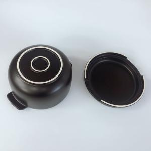 萬古焼 黒マット丸型おひつ (小) 1合 日本...の詳細画像3