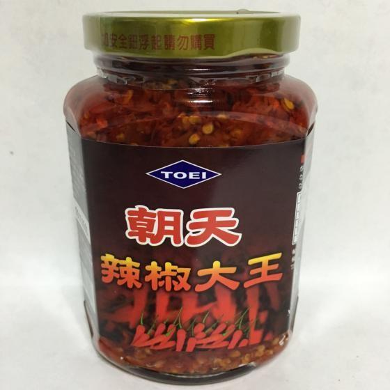 台湾辣椒大王 唐辛子漬け 中華ラー油 辛口　激辛調味料 380g