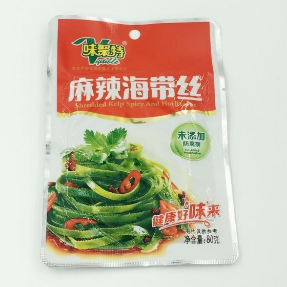 麻辣海帯絲 味聚特  細きり辛口昆布 80g
