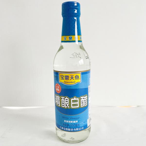 白酢 宝鼎天魚 白醋500ml 冷凍商品と同梱不可