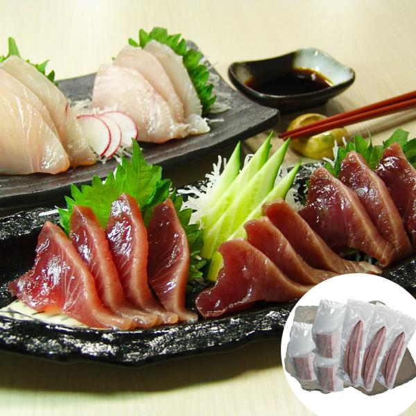 静岡 戻りかつお刺身510g+まぐろ刺身420g