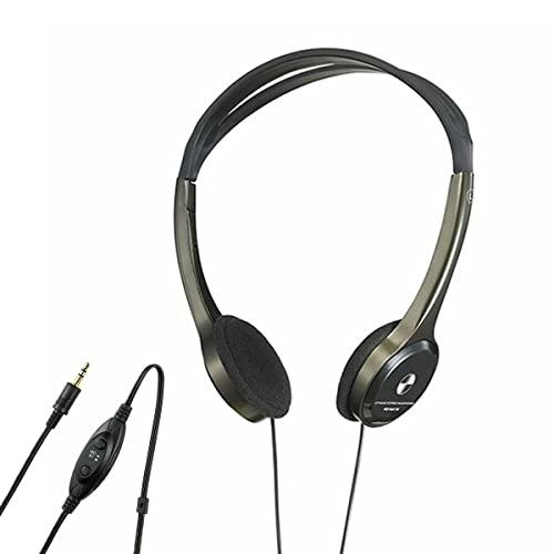 朝日電器 エルパ ライトオーバーヘッドホン 3m 手元ボリューム付 RD-NA30V